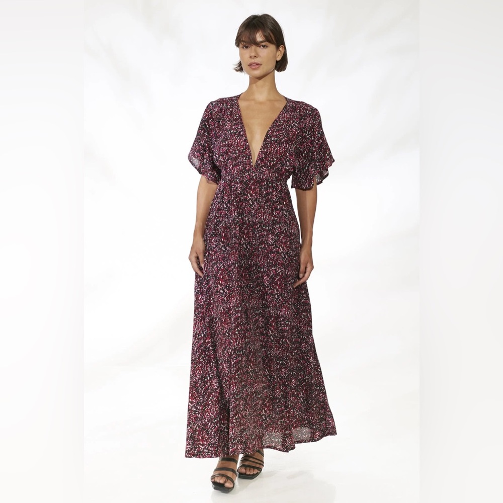 RUE STIIC- ELLIS MAXI DRESS KLIMT FLORAL (NWT)